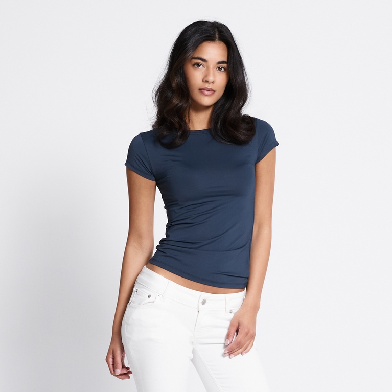 Shape top "Cleo" Dark Blue